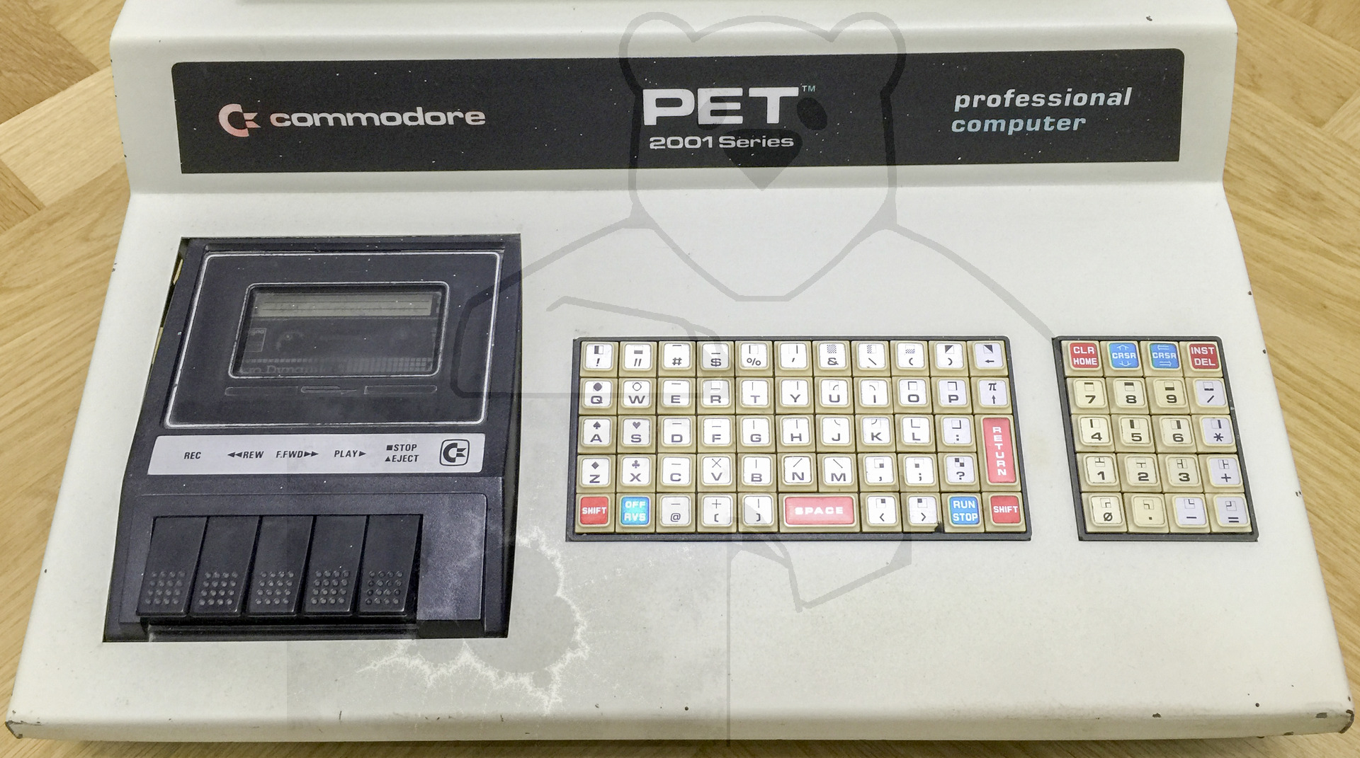 Commodore PET 2001 - Tastatur und Datasette